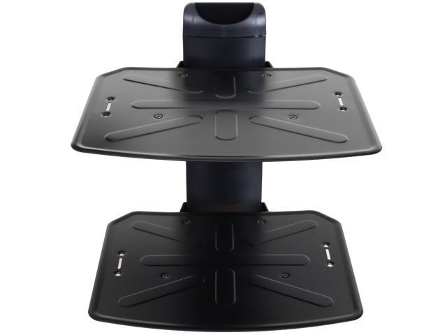 VideoSecu 2 Tier Shelf Wall Mount Bracket for DVD Players/ DVR/ VCR/ Cable Box/ Stereo/ DDS Receiver/ Media/ Blu-Ray/ Game Consoles/ HD Recorders...