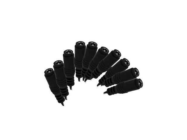 VideoSecu 10 Pieces of Female DC Power Pigtail Cord Wire Plug for CCTV Security Camera Surveillance 1VF