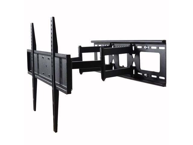 VideoSecu Tilt Swivel Dual Arm TV Wall Mount for most 32 37 42 47 50 55 60' LCD LED HDTV UHD, Articulating TV Mount Bracket with loading 135lbs,.