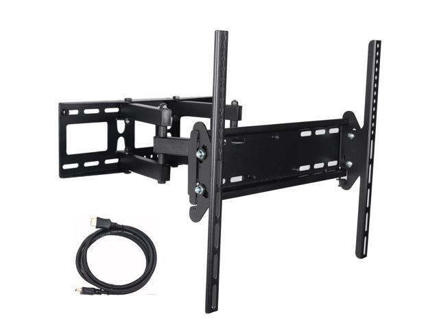 VideoSecu Dual Arm Full Motion Tilt Swivel TV Wall Mount for Sharp 55 inch LCD LED UHD LC-55UB30U LC-55LE653U LC-55LE643U Heavy Duty Articulating...