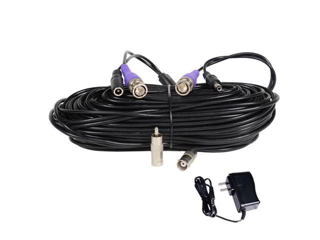 VideoSecu 100ft HD Security Camera BNC Video Power Cable Pre-made All-in-One Cord for CCTV DVR Surveillance System HD Security Camera 960P/720P,...