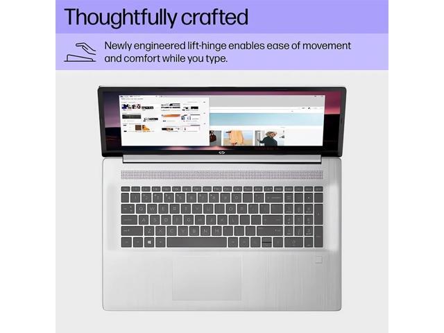 HP Laptop for Business & Student, 17.3' FHD IPS Anti-Glare Display, Intel Core i3-N305, 8GB RAM, 512GB PCIe SSD, FP Reader, Keypad, WiFi 6, Fast...