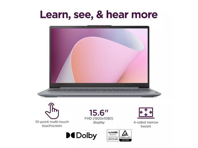Lenovo IdeaPad Slim 3 Linux Laptop, 15.6' FHD Touchscreen Laptop, 8-Core AMD Ryzen 7 5825U, 16GB RAM, 512GB SSD, Keypad, SD Card Reader, Stylus Pen...