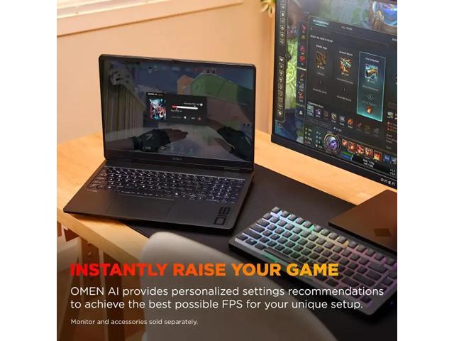HP OMEN 16' Gaming Laptop 2K 144Hz - AMD Ryzen 9 8940HX, NVIDIA RTX 5060, 64GB RAM, 2TB SSD, RGB Backlit Keyboard, Wi-Fi 6E, Cooling Pad Bundle,...