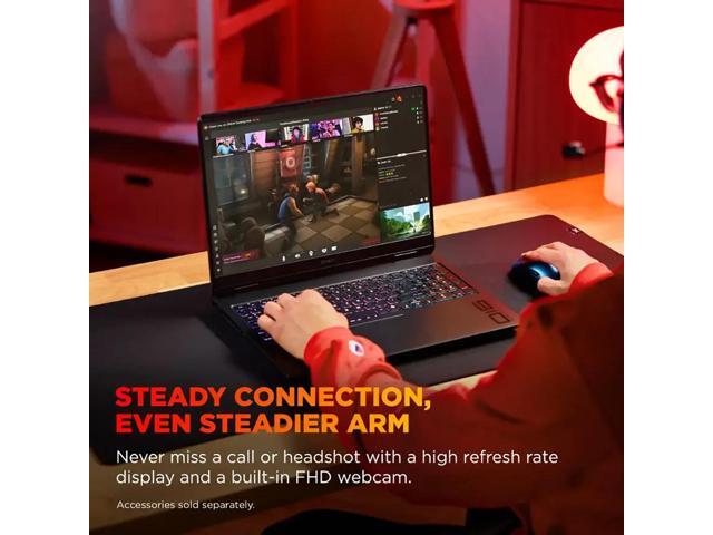 HP OMEN 16' Gaming Laptop 2K 144Hz - AMD Ryzen 9 8940HX, NVIDIA RTX 5060, 64GB RAM, 2TB SSD, RGB Backlit Keyboard, Wi-Fi 6E, Cooling Pad Bundle,...