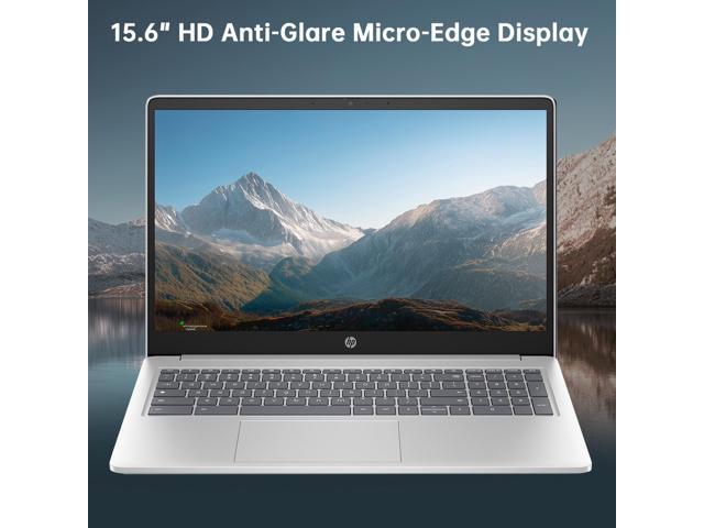HP 15.6' Chromebook Student Laptop, Intel Processor N200 (Up to 3.7GHz), 8GB LPDDR5, 64GB eMMC+128GB USB Flash Drive, Lightweight Computer for...