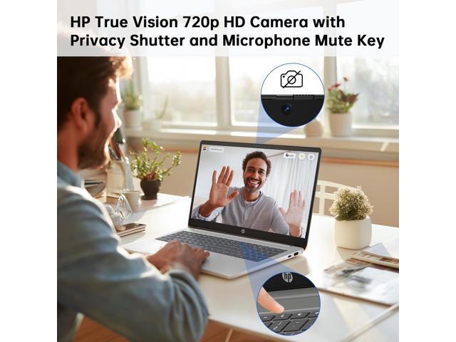 HP Chromebook 15.6' Lightweight Laptop, 4-Core Intel Processor N200 (Beats N6000), 8GB LPDDR5 RAM, 64GB eMMC Storage + 128GB MicroSD card, Numeric...