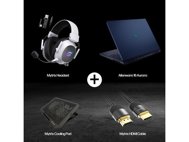 Dell Alienware 16 Aurora AC16250 Gaming Laptop, Intel Core 7 240H, NVIDIA GeForce RTX 5050, 16' WQXGA 120Hz IPS, 32GB RAM, 2TB SSD, WiFi 6, w/...