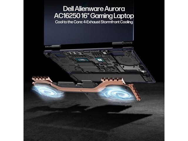 Dell Alienware 16 Aurora Gaming Laptop AC16250, 16' WQXGA Display, NVIDIA GeForce RTX 5050, Intel Core 7-240H Processor, 64GB RAM, 1TB SSD, Backlit...