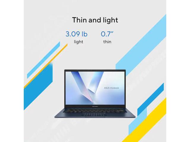 ASUS Vivobook 14' FHD Laptop for Student Business Home School, Intel Core 5 120U, 24GB RAM 2TB SSD, Numeric Keypad, w/ Mytrix 6-in-1 Hub, MS Office...