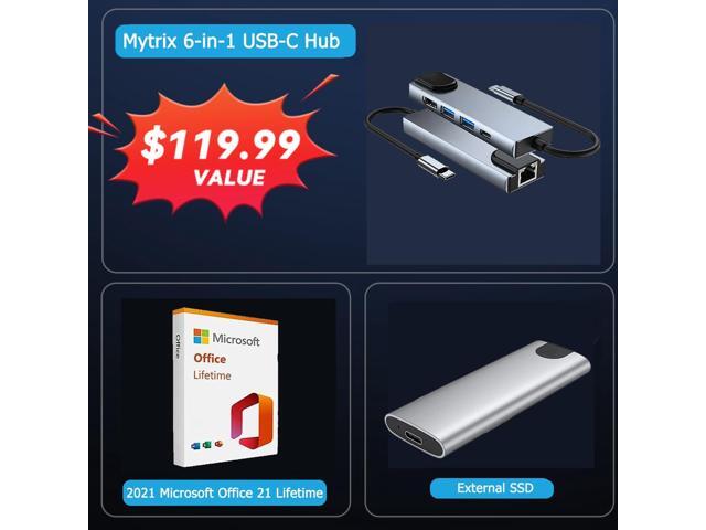 ASUS Vivobook 14' FHD Laptop for Student Business Home School, Intel Core 5 120U, 24GB RAM 2TB SSD, Numeric Keypad, w/ Mytrix 6-in-1 Hub, MS Office...