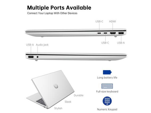 HP Omnibook 5 AI Laptop,16' 2K (1920 x 1200) Laptop PC,Next Gen AI PC AMD Ryzen AI 7 350(NPU 50 TOPS),16GB RAM,1TB SSD Laptops for Business,...