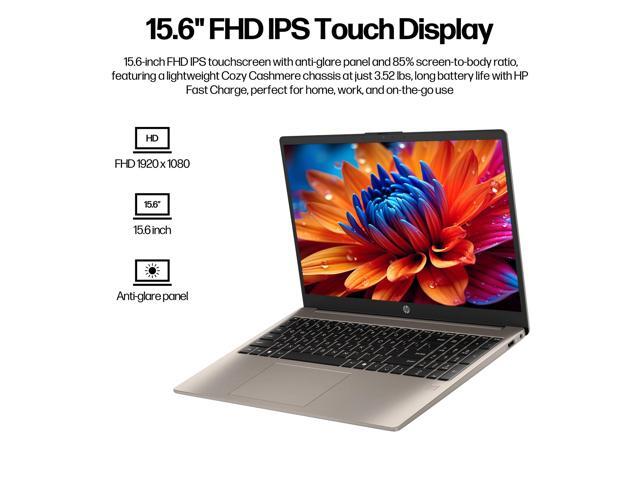 HP 15.6 inch FHD IPS Touchscreen Laptop, Windows 11 Pro, Intel Core i3-N305 Processor, 32GB RAM, 2TB SSD, Webcam Privacy Shutter, Copilot, w/...