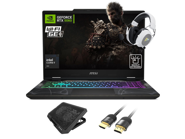 MSI Cyborg 15.6 inch FHD 144Hz Gaming Laptop, Intel Core 7 240H, NVIDIA GeF…