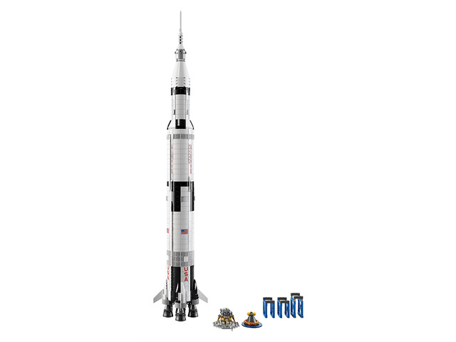 LEGO Saturn V 21309 LEGO Ideas Nasa Apollo Saturn V 21309 Building Kit (1969 Piece) age 14 years and up