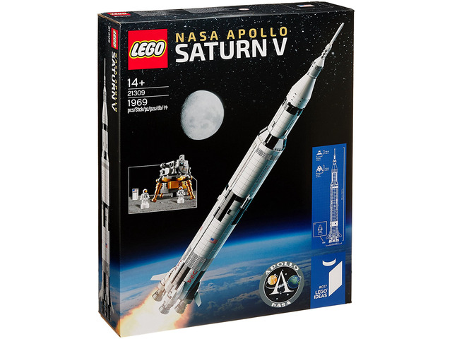 LEGO Saturn V 21309 LEGO Ideas Nasa Apollo Saturn V 21309 Building Kit (1969 Piece) age 14 years and up