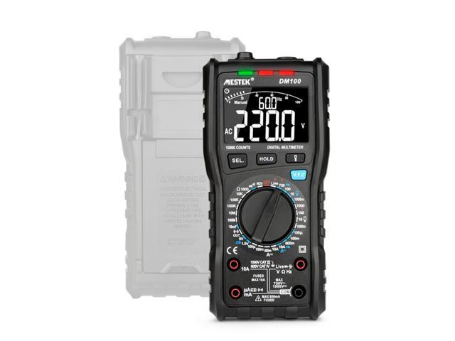 MESTEK 10000 Counts True RMS Multifunctional Digital Multimeter Measuring AC/DC Voltage Current Resistance Capacitance Frequency Diode Temperature...