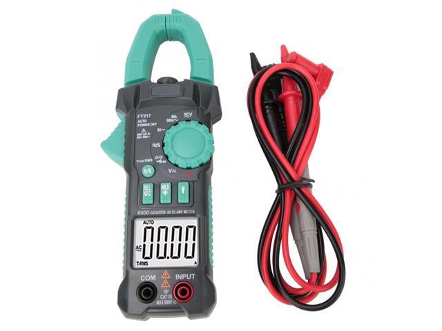 FY217 Digital Clamp Meter Multimeter True RMS NCV AC DC Automatic Range Measurement Support True RMS NCV 6000 Counts