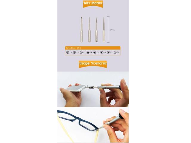 Precision 10 in 1 Flat Phillips Pentalobe Y3.0 Screwdriver Set Bit Mobile Phone Repair Hand Tool Kit for PC Tablet