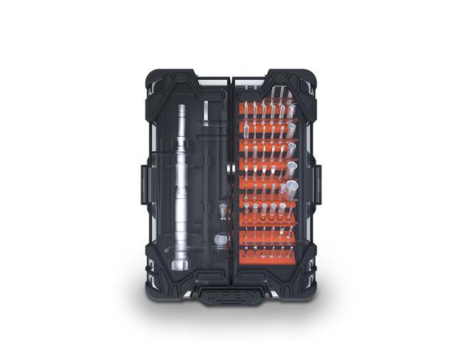 JAKEMY 2019 New Product JM-8163 62 IN 1 Precision S-2 Screwdriver Set with Unique Open Button for Home Electronics DIY Repair