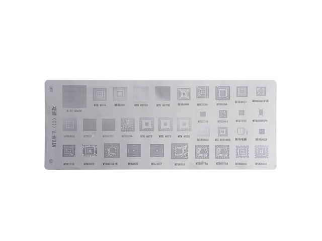 3pcs Universal BGA Stencils Directly Heated BGA Reballing Stencils Kit For MTK Samsung HTC Huawei Android