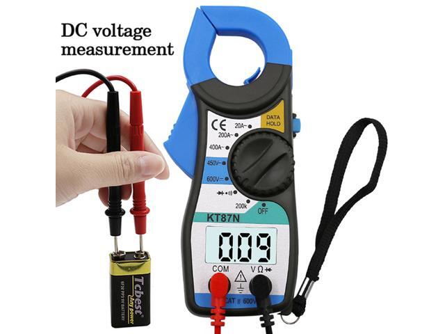 KT87N Digital Multimeter Amper Clamp Meter Current Clamp Pincers AC DC Current Voltage Tester Pinza Amperimetrica Digital