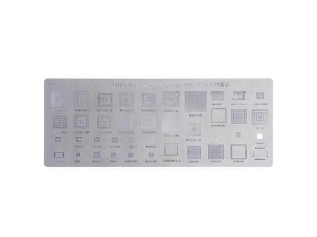 3pcs Universal BGA Stencils Directly Heated BGA Reballing Stencils Kit For MTK Samsung HTC Huawei Android