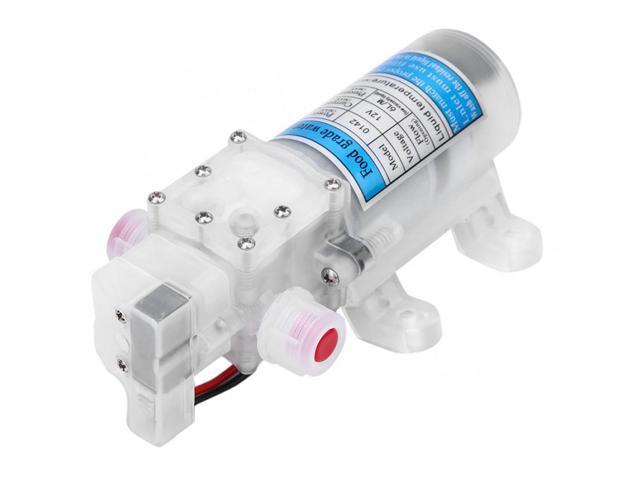 DC 12V 70W ABS Diaphragm Water Pump Food Grade Self-priming Diaphragm Water Pump with Switch 6L/min Self-priming