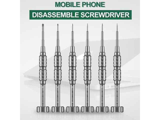 BST-895 3D S2 Steel Precision DIY Magnetic Screwdriver Y0.6 PH000 Pentalobe 0.8 M2.5 T1 T2 Bits