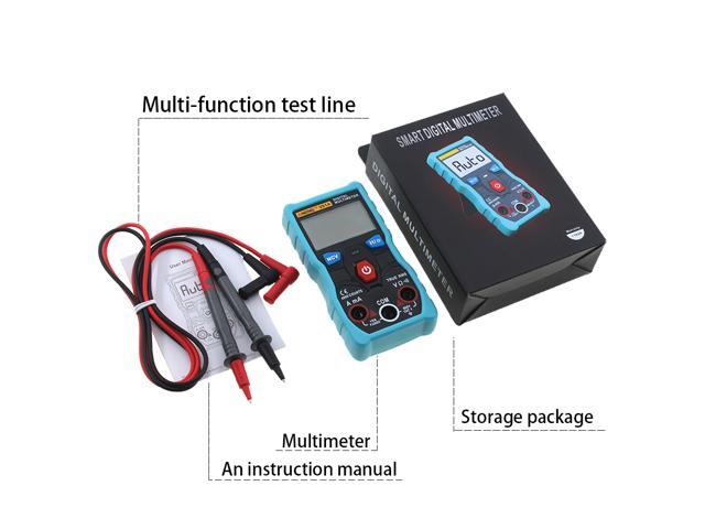 ANENG V01A Digital Multimeter Automatic True-RMS intelligent NCV 4000 Counts AC/DC Voltage Current Ohm Test Tool - Blue