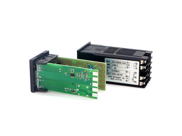 PID Digital Intelligent Temperature Controller REX-C100FK02-V*DN 0-400°C K Type Input SSR Output (100-240V DK short)