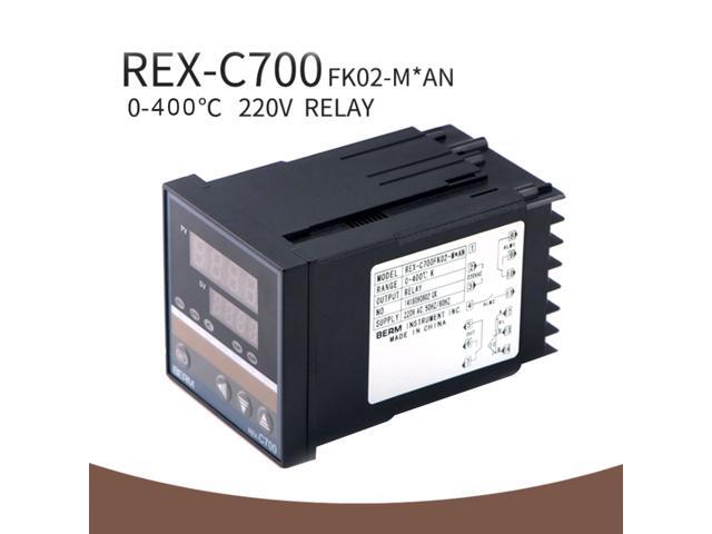 REX-C700FK02-M*AN Intelligent Temperature Controller Digital Display 0-400? K Type Relay Output