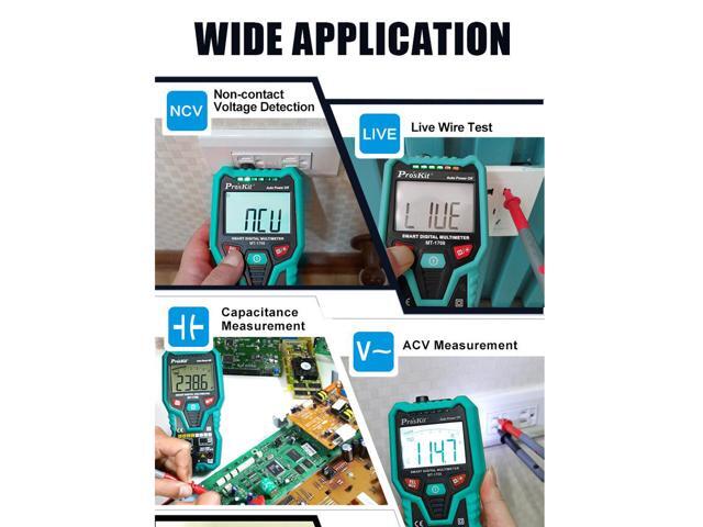 Pro'skit MT-1708-C Anti-Burn Intelligent Multimeter Multifunctional Automatic Range Digital Analog Dual Display Multimeter