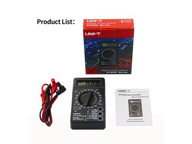 UNI-T DT830D Digital Multimeter CE 1999 Count Electric AC DC Current Voltage Meter Resistance Transistor Dide Ohm Tester