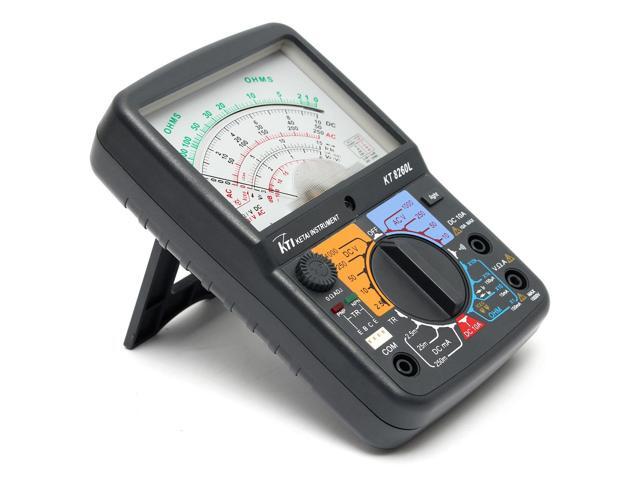 KT8260L Digital Analog Multimeter ACV/DCV/DCA/Electric Resistance Tester & 2pcs Test Pen For Measurment Tools