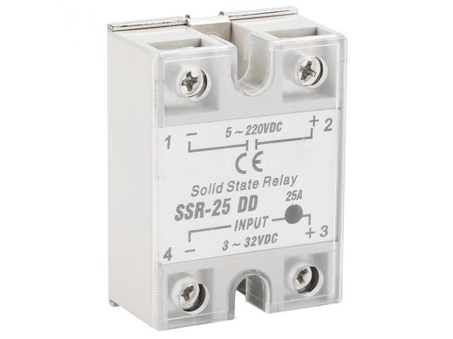 Solid State Relay SSR-25 DD 25A 5-220VDC Solid State Relay For Industrial Automation Process