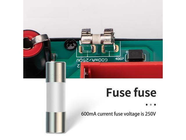 ANENG 10Pcs 10*3.5mm Ceramic Fuse 600mA 10A 250V for Multimeter Replacement Parts Accessories