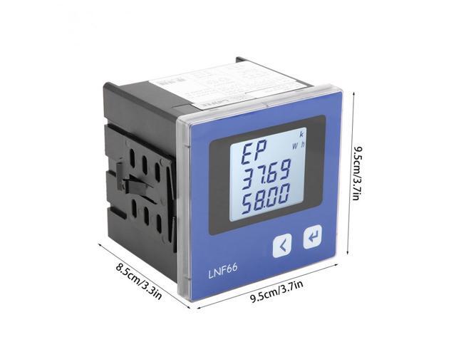 LNF66 Digital 3-phase Voltage Ammeter Digital LCD Display Three-phase Multi-Function Electric Meter with Harmonic Measurement