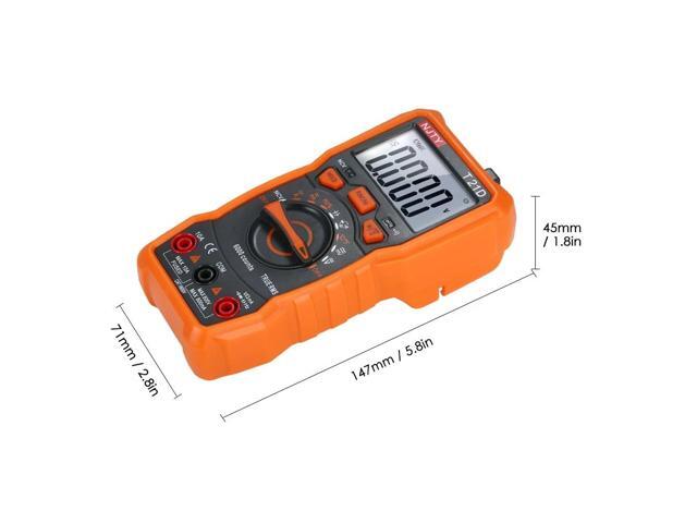 NJTY T21D Mini Digital Multimeter 6000 Counts Multi-functional Non Contact True RMS Multi Meter Voltmeter Ammeter Ohmmeter Measuring