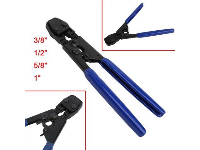 PEX Cinch Crimp Crimper Crimping Tool for Hose Clamps Sizes from 3/8'' to 1''