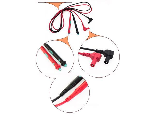 Digital Multimeter Test Leads Probe Scope Clip Cable Switchable Needle Pin Extend Alligator