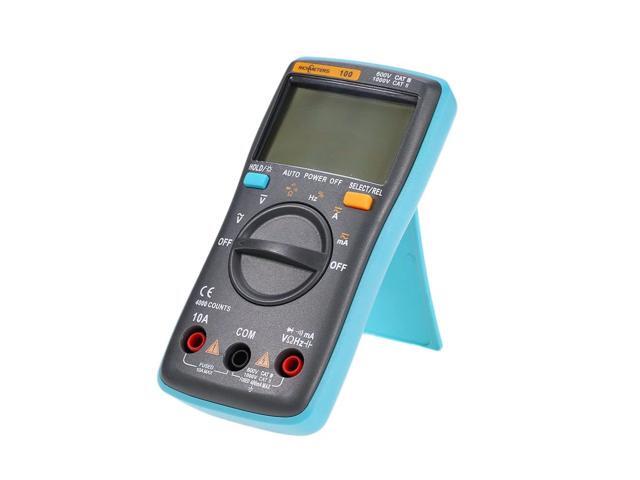 RICHMETERS RM100 True RMS Multifunctional LCD Digital Multimeter DMM DC AC Voltage Current Resistance Diode Continuity Capacitance Frequency Duty...