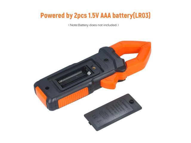 NJTY 208D 600A AC/DC Digital Clamp Meter with Temperature Auto Ranging Multimeter with Audible Continuity Beep True-RMS Clamp Meter