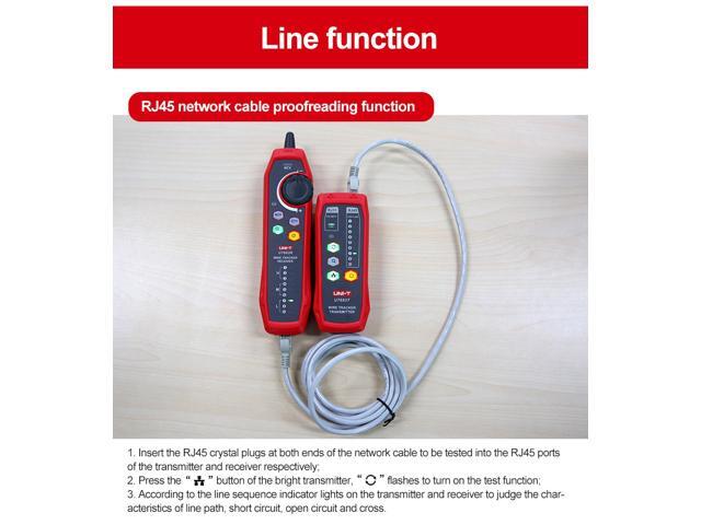 UNI-T UT683KIT Lan Tester Network Wire Tracer Cable Tracker RJ45 RJ11Telephone Line Finder Repairing Networking Tool