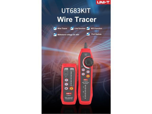 UNI-T UT683KIT Lan Tester Network Wire Tracer Cable Tracker RJ45 RJ11Telephone Line Finder Repairing Networking Tool