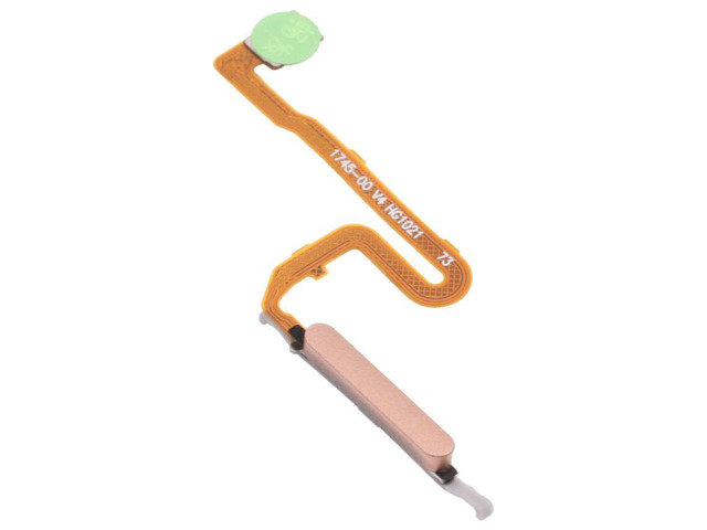 Fingerprint Scanner Flex Cable Touch ID Sensor Home Button Key Smartphone Repair Parts For Xiaomi Redmi Note 10 Pro - Gold