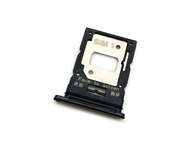 Sim Card Holder Tray Slot Adapter Socket For Xiaomi Mi 11 Lite Sim Card Tray With Repair Tool (Black)