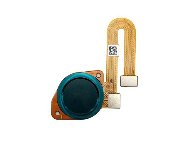 5pcs/lot New Fingerprint Sensor G9 Power Home Button Reader Touch ID Flex Cable For Moto G9 Power Fingerprint Sensor (Green)