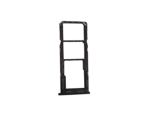 10pcs/lot For Samsung Galaxy A22 4G A225F Micro SD Card Slot Dual SIM Card Tray Holder Replacement Part - Black