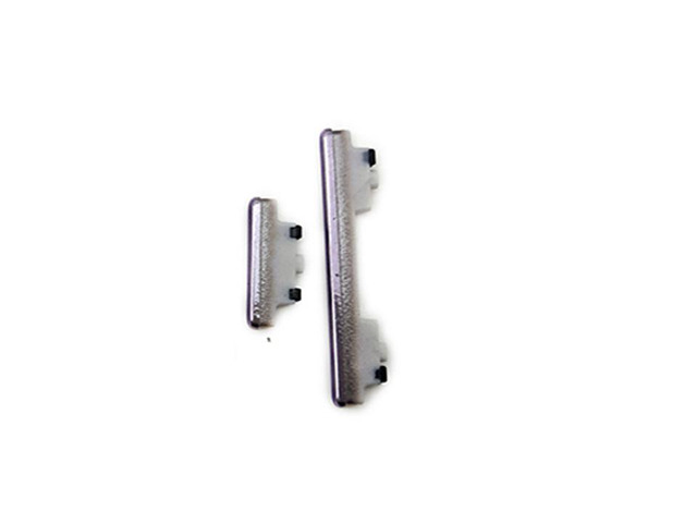 Side Volume Button Power ON / OFF Buttton Key Set For Samsung S20 F Replacement Parts - Purple